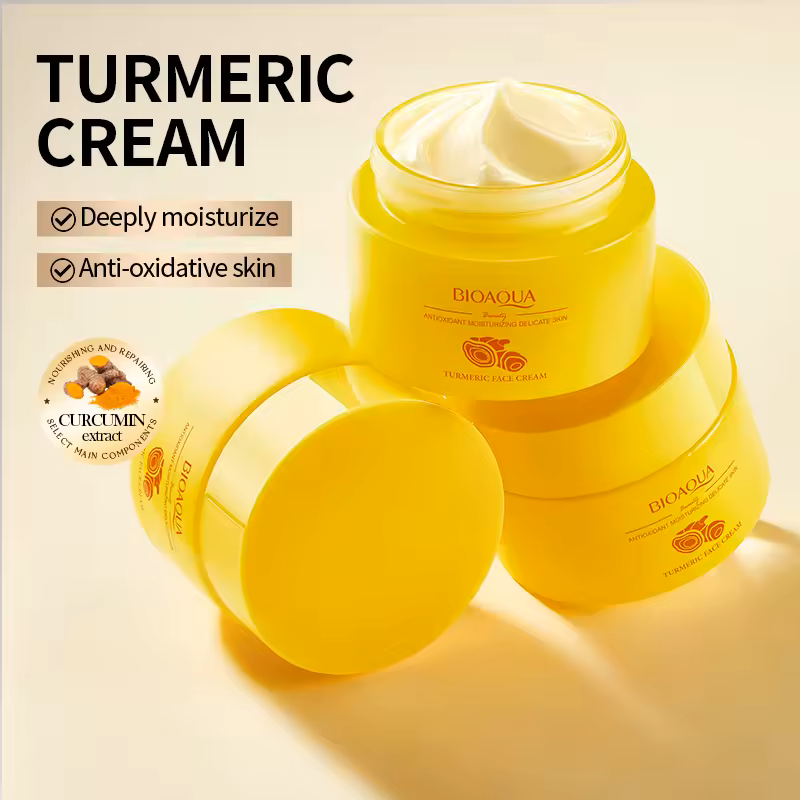 BIOAQUA Turmeric Antioxidant Anti-Aging Skin Duo (Face & Eye Cream)