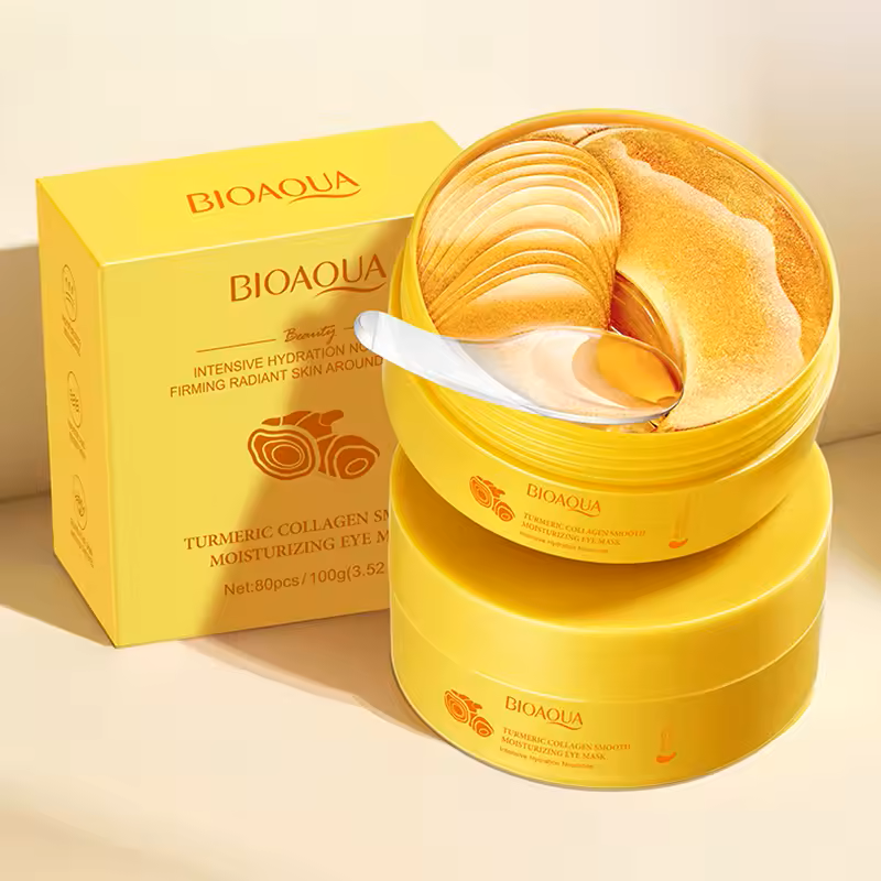 BIOAQUA Turmeric Collagen Hydra Glow Eye Masks