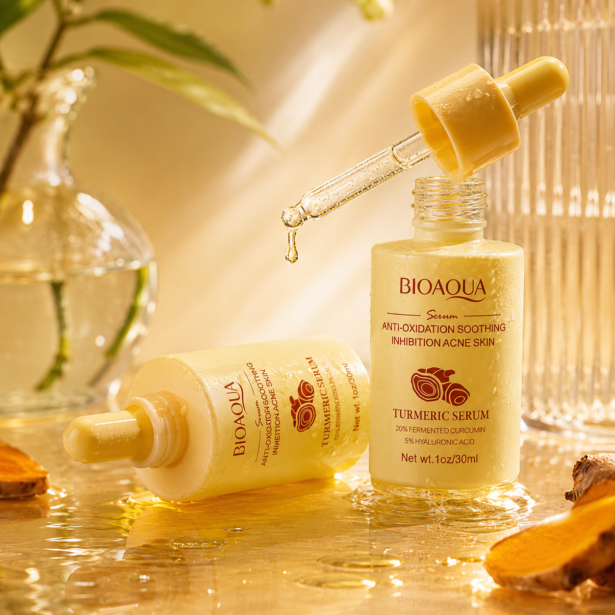 BIOAQUA Turmeric Antioxidant Anti-Aging Hydra Glow Serum