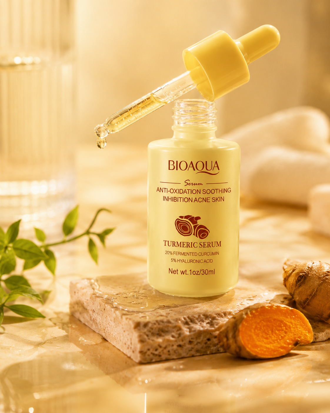 BIOAQUA Turmeric Antioxidant Anti-Aging Hydra Glow Serum