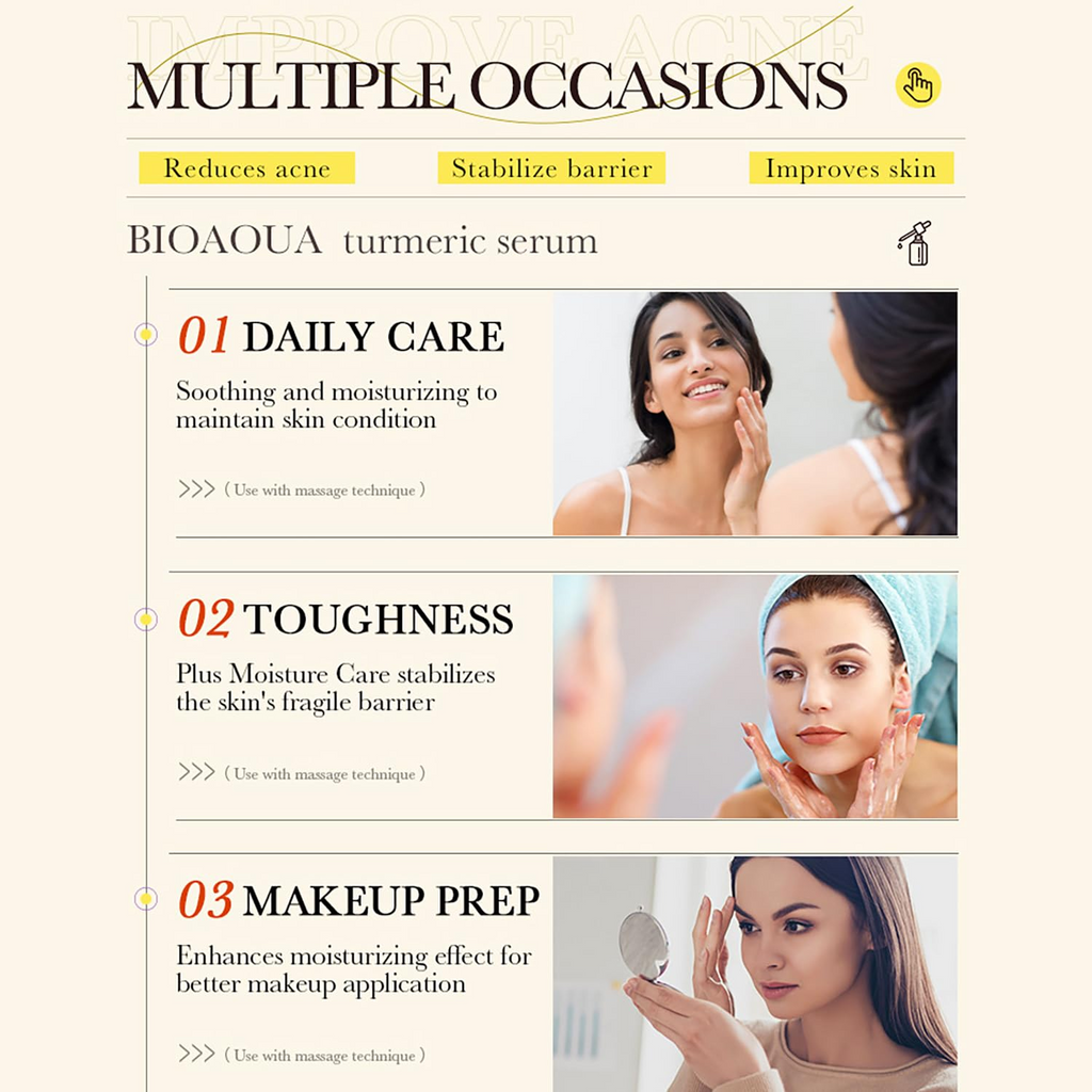 BIOAQUA Turmeric Antioxidant Anti-Aging Hydra Glow Serum