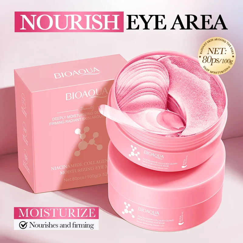 BIOAQUA Niacinamide Collagen Glow Lift Eye Masks