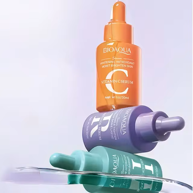 BIOAQUA Revitalizing Serum Bundle - Retinol, Vitamin C, Hyaluronic Acid (30ml )