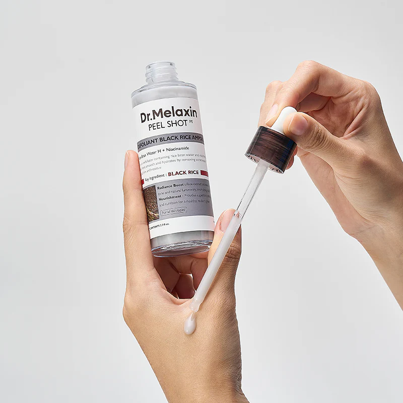 Dr. Melaxin Peel Shot Black Rice Exfoliating Ampoule