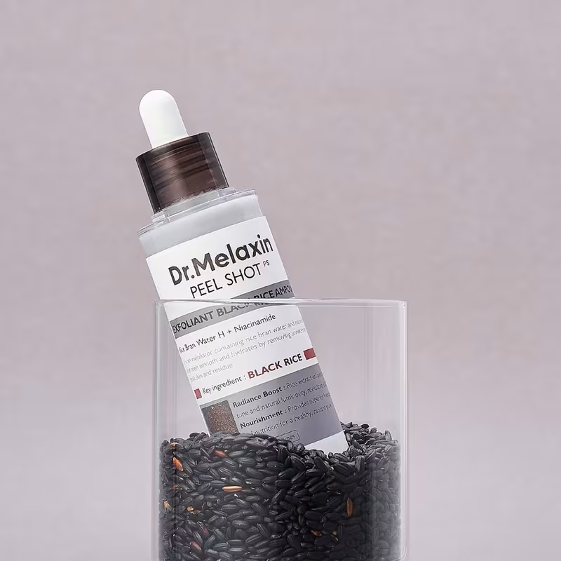 Dr. Melaxin Peel Shot Black Rice Exfoliating Ampoule