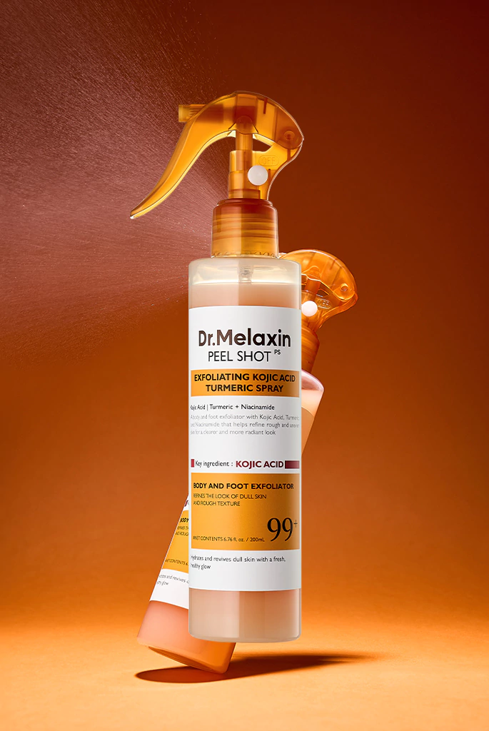 Dr. Melaxin Body Keratin Care Kojic Acid Turmeric Exfoliating Spray