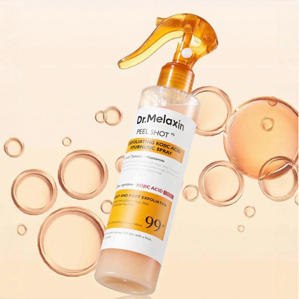 Dr. Melaxin Body Keratin Care Kojic Acid Turmeric Exfoliating Spray
