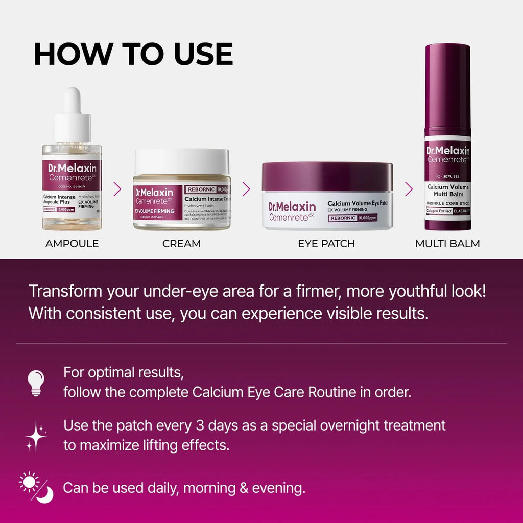 Dr. Melaxin Cemenrete Calcium Firming Glow Bundle