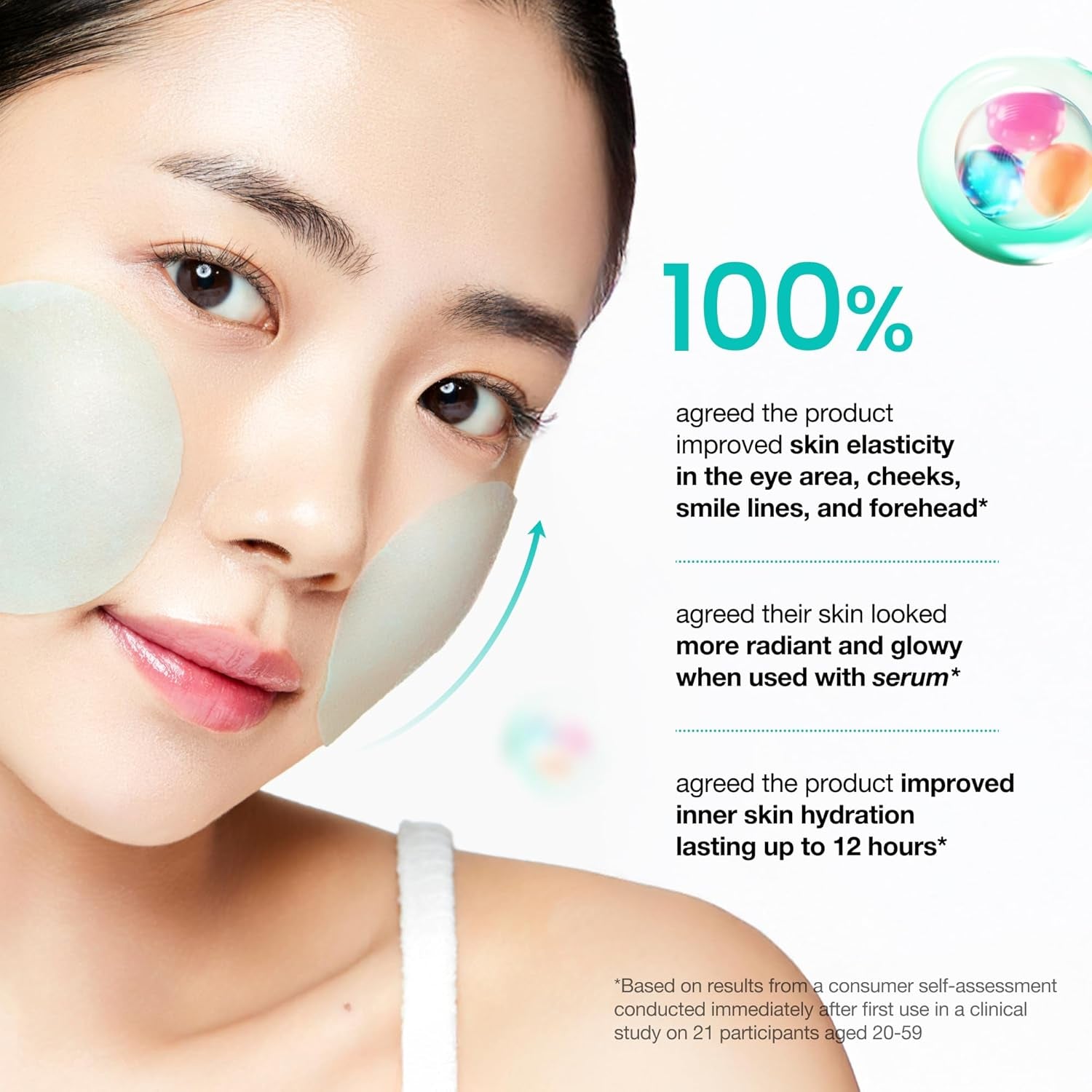PDRN 100 Hyaluronic Acid, Hydrating Dual-Textured Toner Pads, Salmon DNA & Collagen Face for Glass Skin Glow & Makeup Prep, Sensitive & Dry Skin, Korean Skincare, 6.1 Fl Oz, 60 Count
