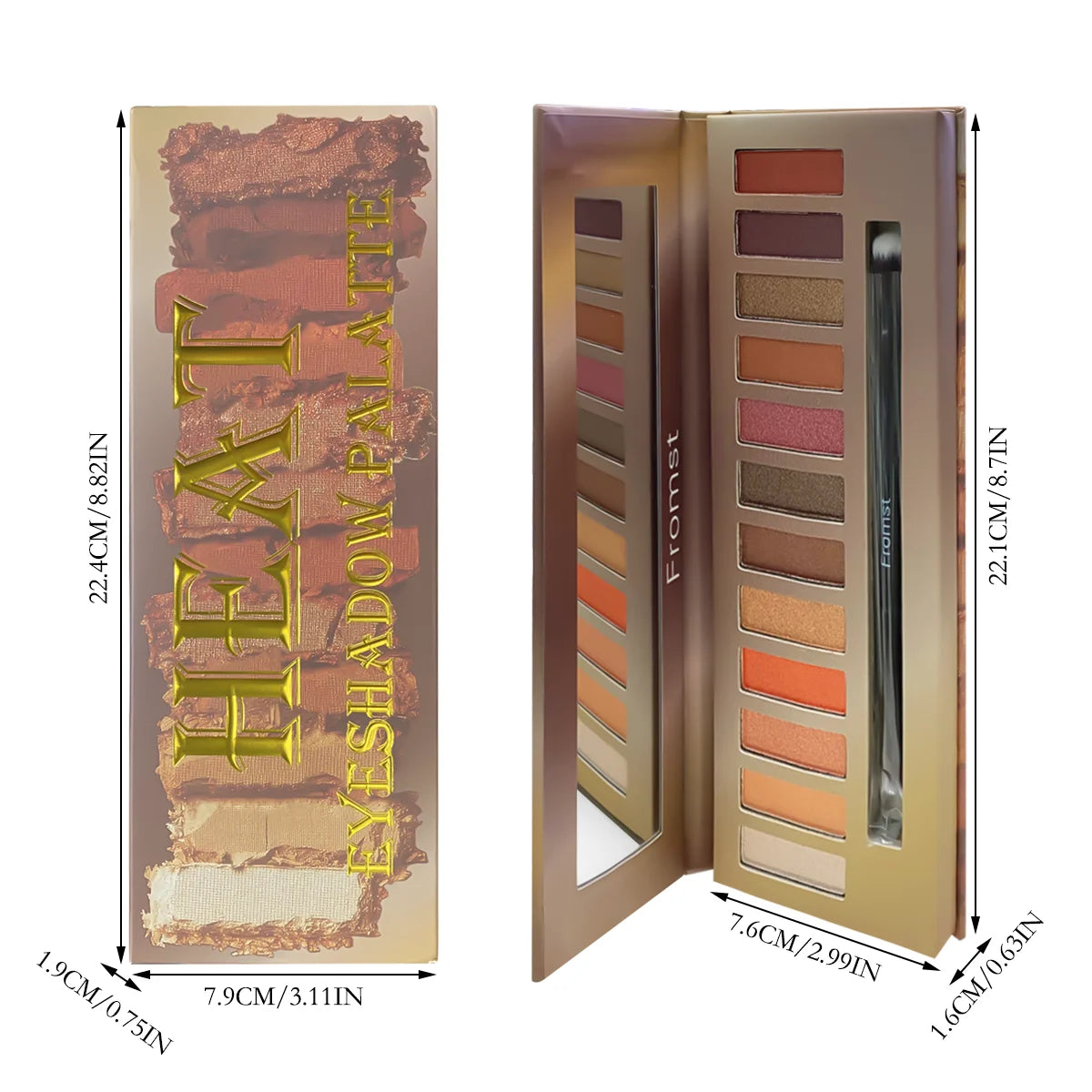 NAKED by Fromst - Pearly Pro Eye Shadow Palette
