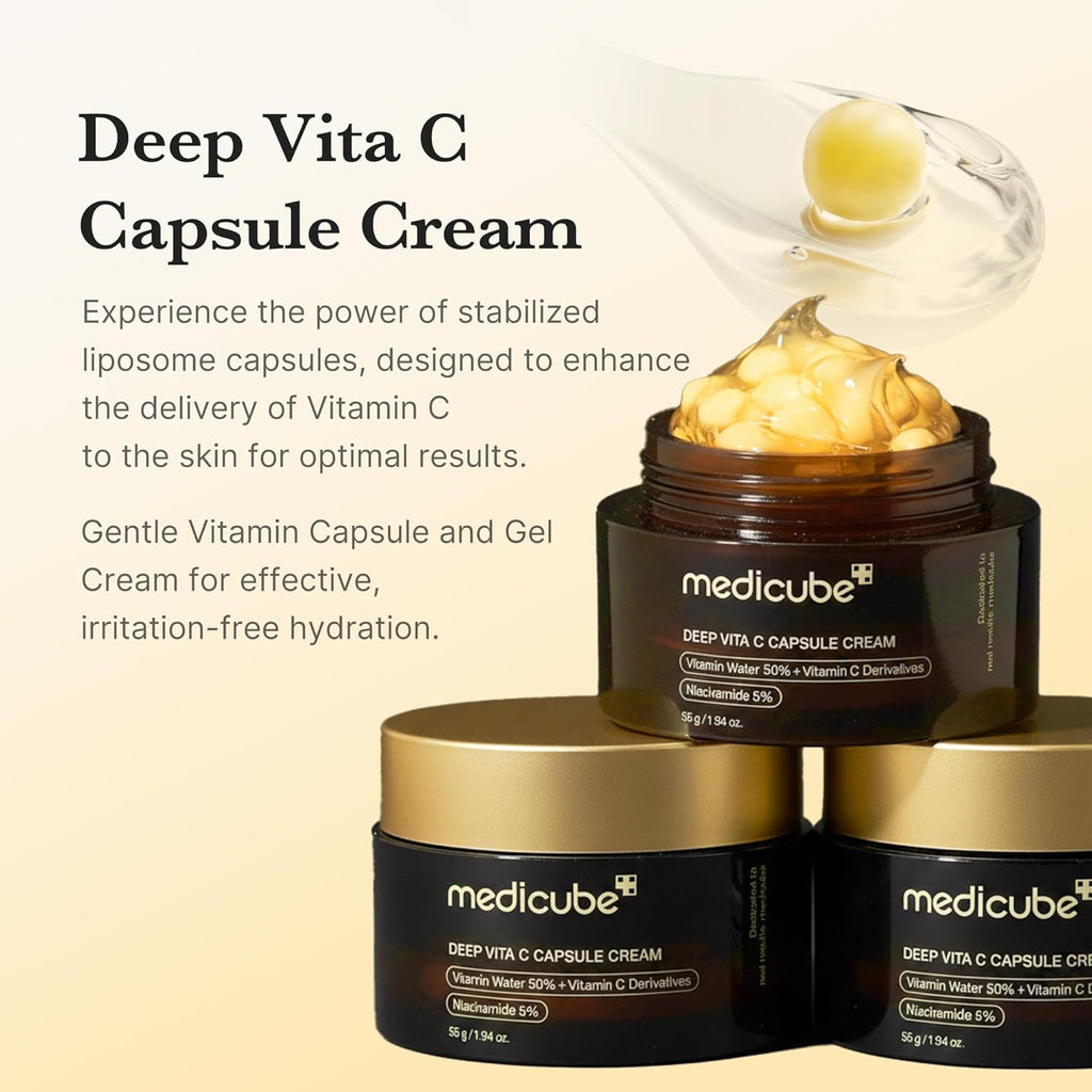 MEDICUBE Deep Vita C Glow Capsule Cream