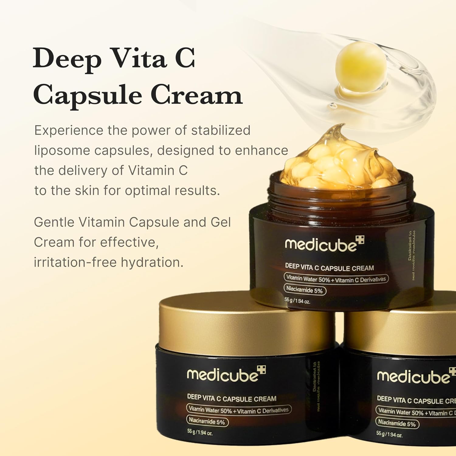 MEDICUBE Deep Vita C Glow Capsule Cream