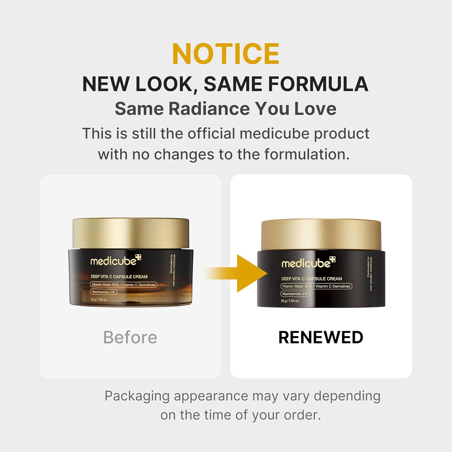 MEDICUBE Deep Vita C Glow Capsule Cream