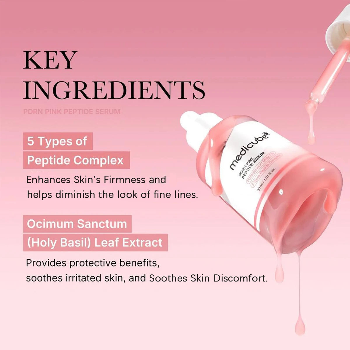 MEDICUBE PDRN Pink Peptide Daily Boost Skin Repair Serum
