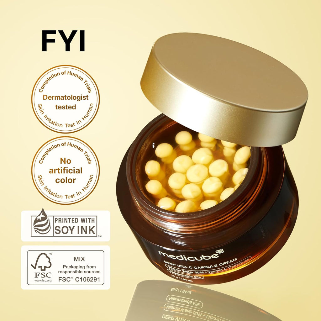 MEDICUBE Deep Vita C Glow Capsule Cream