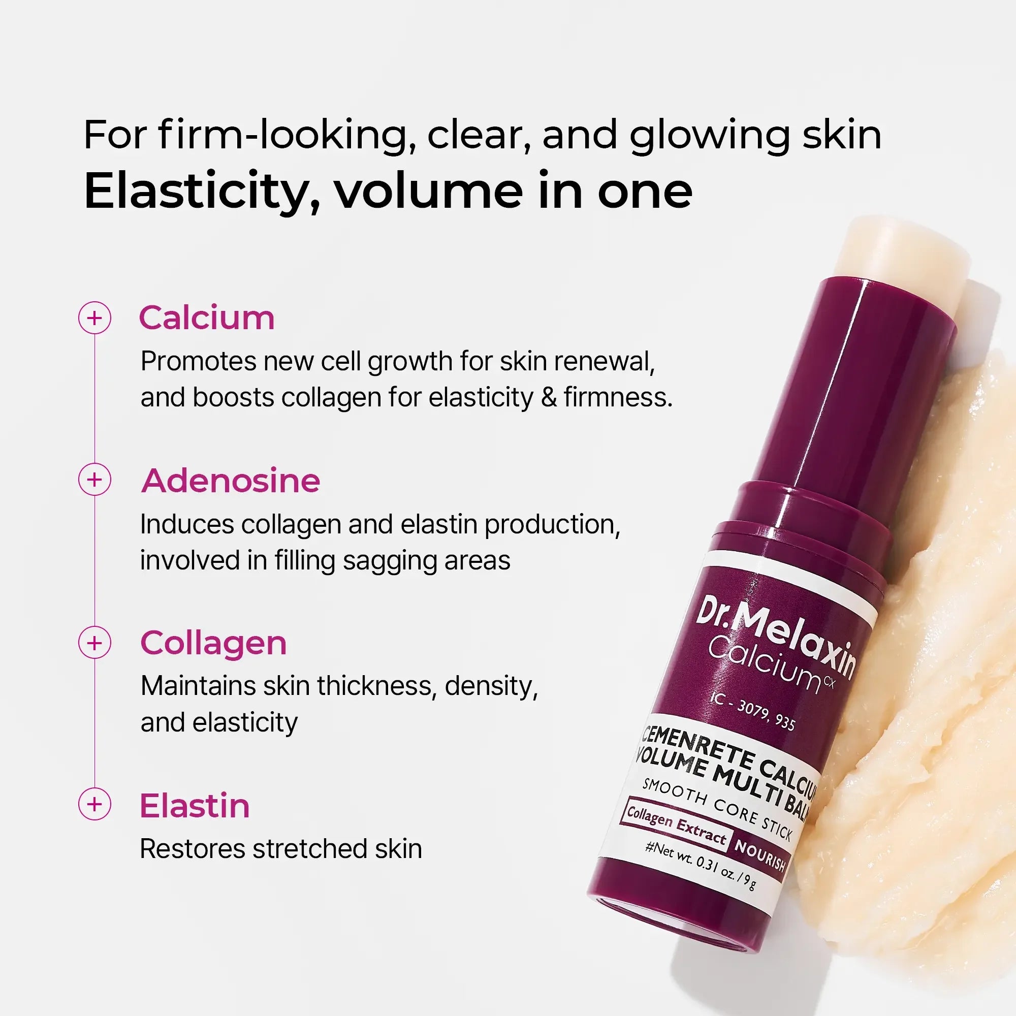 Dr. Melaxin Cemenrete Calcium Collagen Radiant Eye Balm Stick