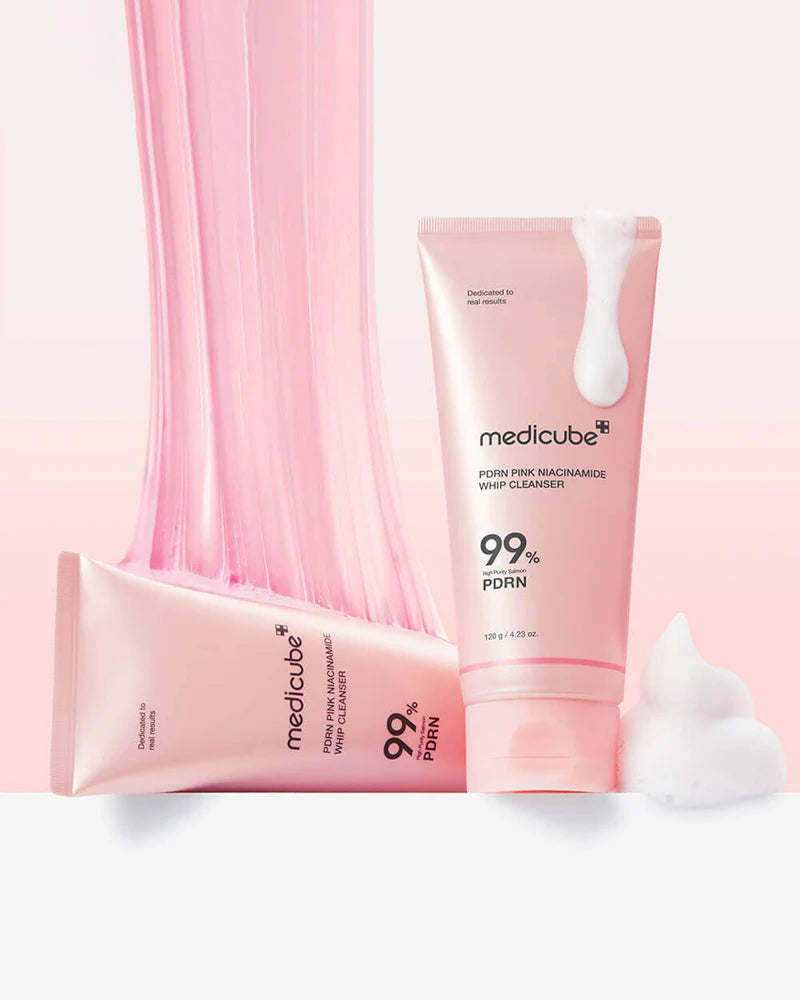 MEDICUBE PDRN Pink Glow Lift Whip Cleanser