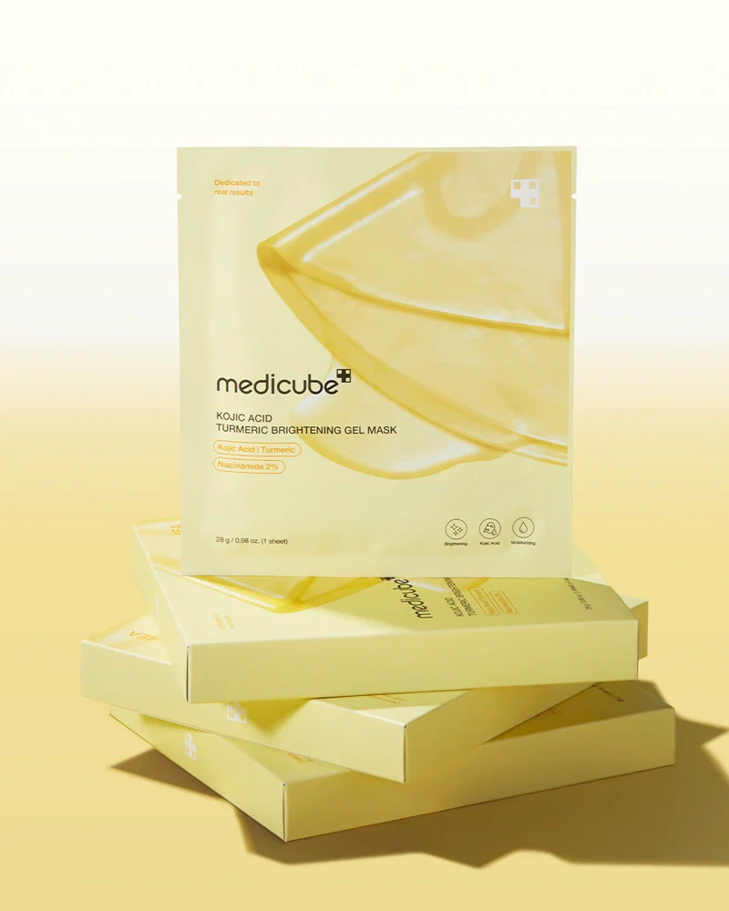 MEDICUBE Kojic Acid Turmeric Brightening Gel Mask