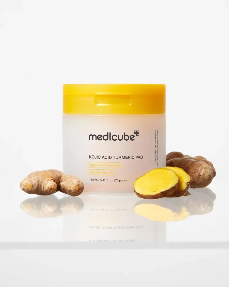 MEDICUBE Kojic Acid Turmeric Clarifying Toner Pads