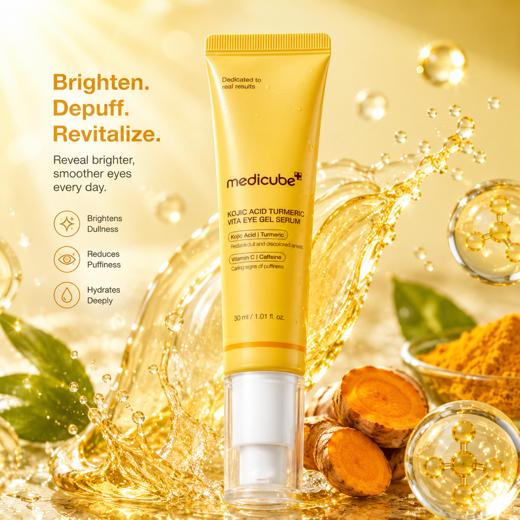 MEDICUBE Kojic Acid Turmeric Eye Gel Serum