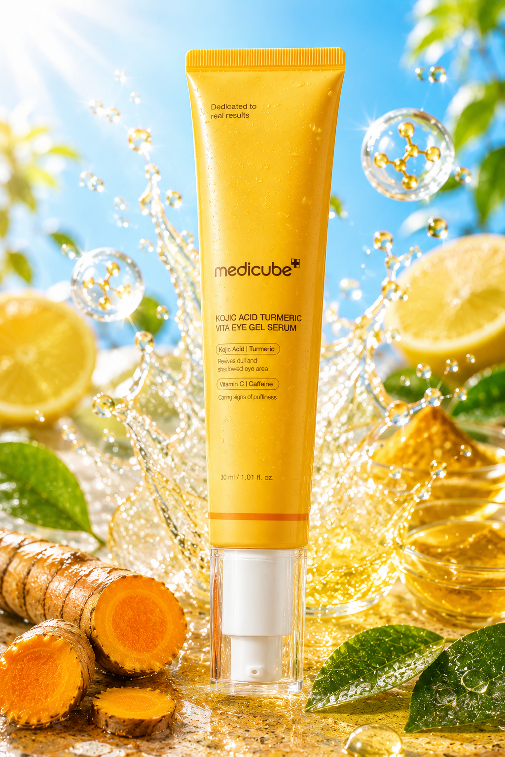 MEDICUBE Kojic Acid Turmeric Eye Gel Serum