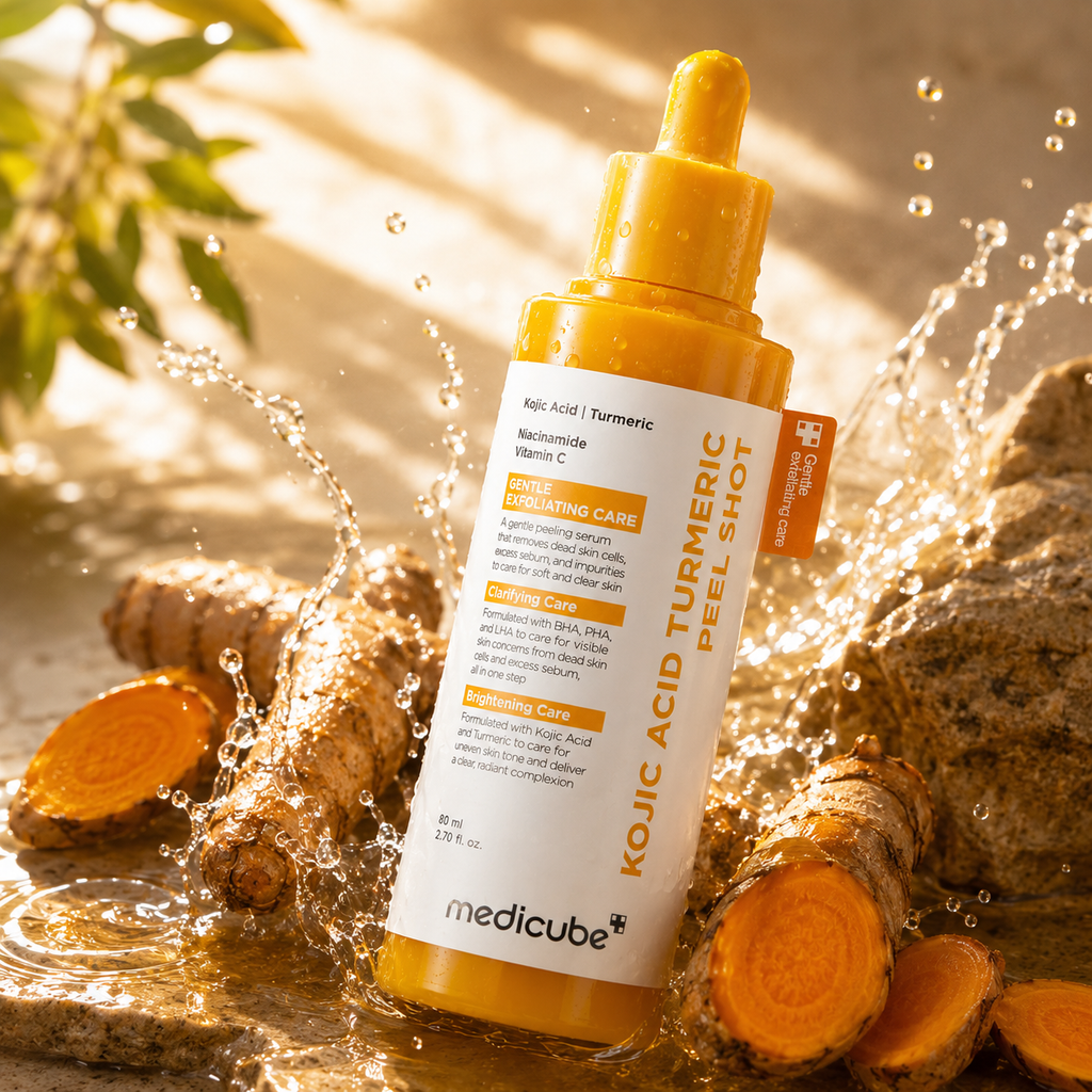 MEDICUBE Kojic Acid Turmeric Exfoliating Face Peel Shot