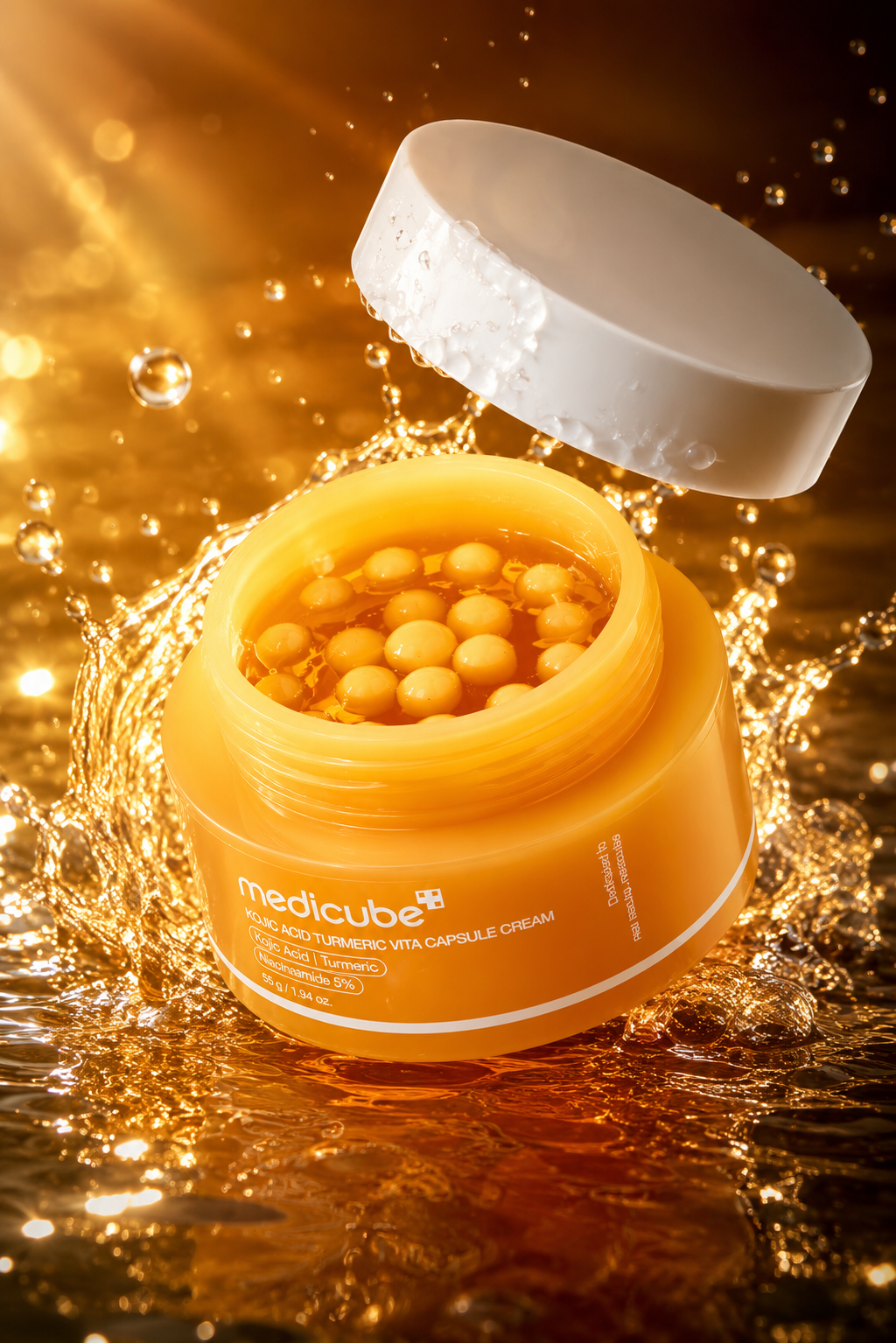 MEDICUBE Kojic Acid Turmeric Capsule Cream with for Skin Radiance