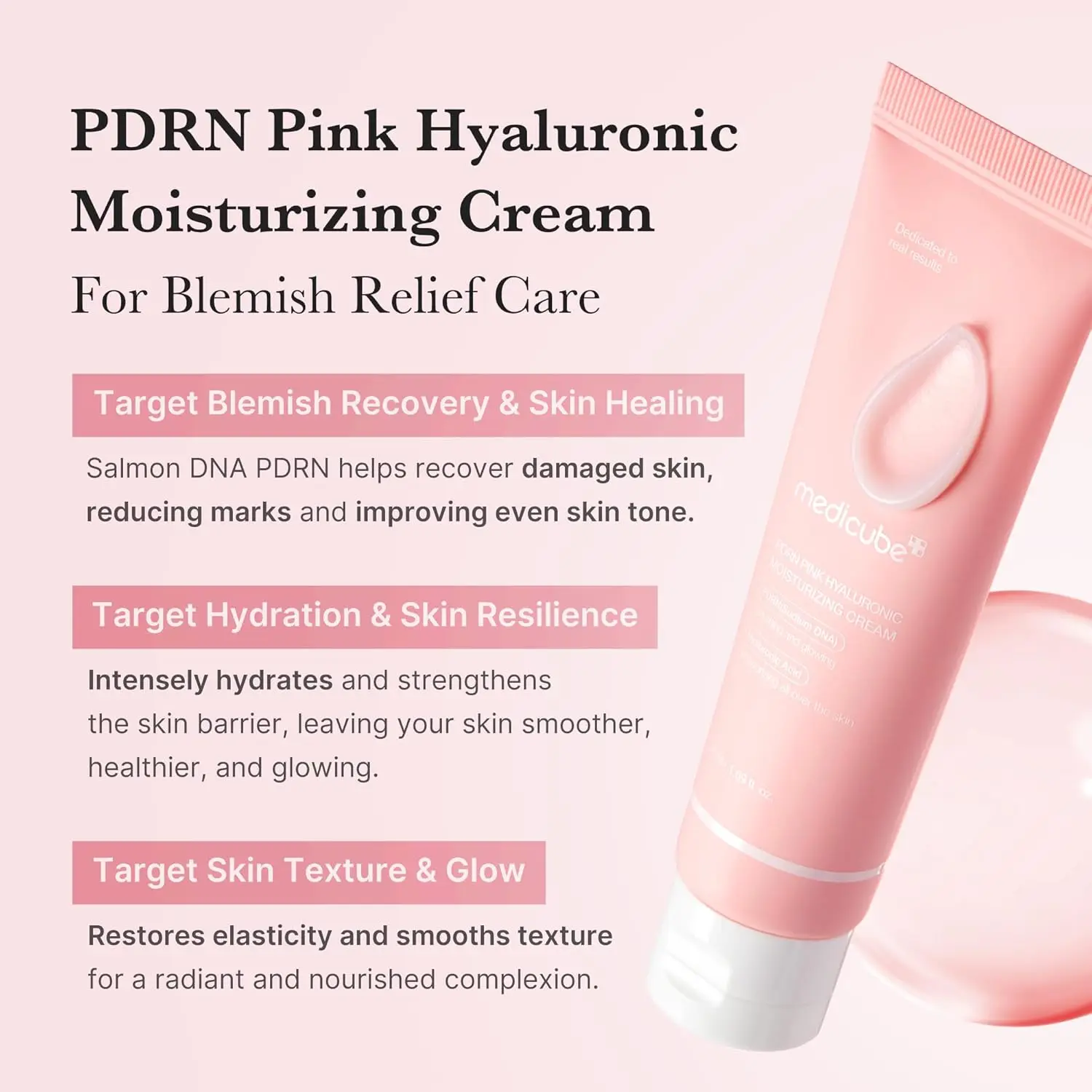 MEDICUBE PDRN Pink Hyaluronic Moisturizing Cream