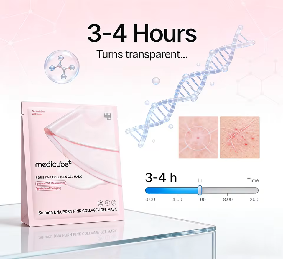 MEDICUBE PDRN Pink Hydrating Gel Mask with Salmon DNA