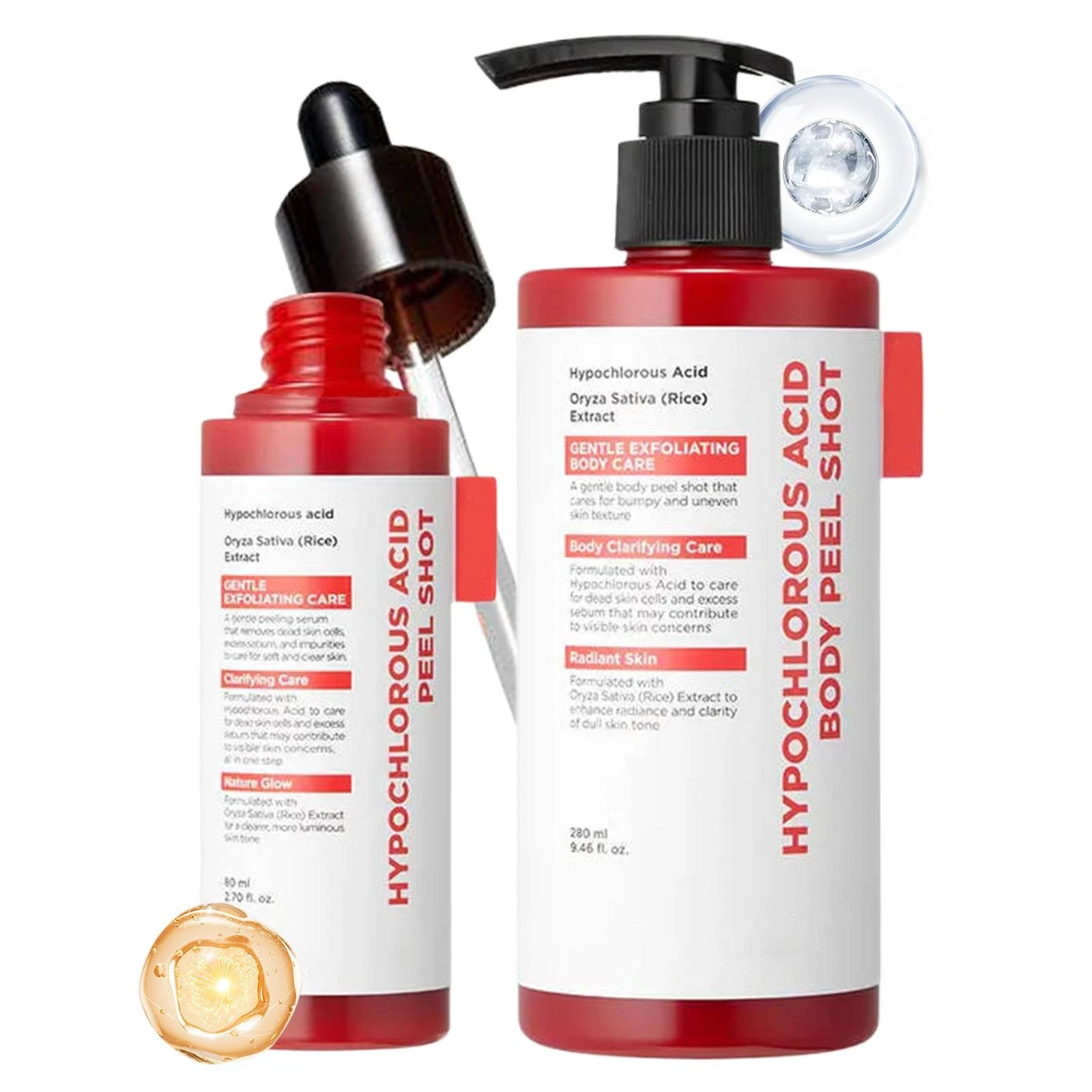 MEDICUBE Hypochlorous Acid Peel Shot Duo for Face & Body