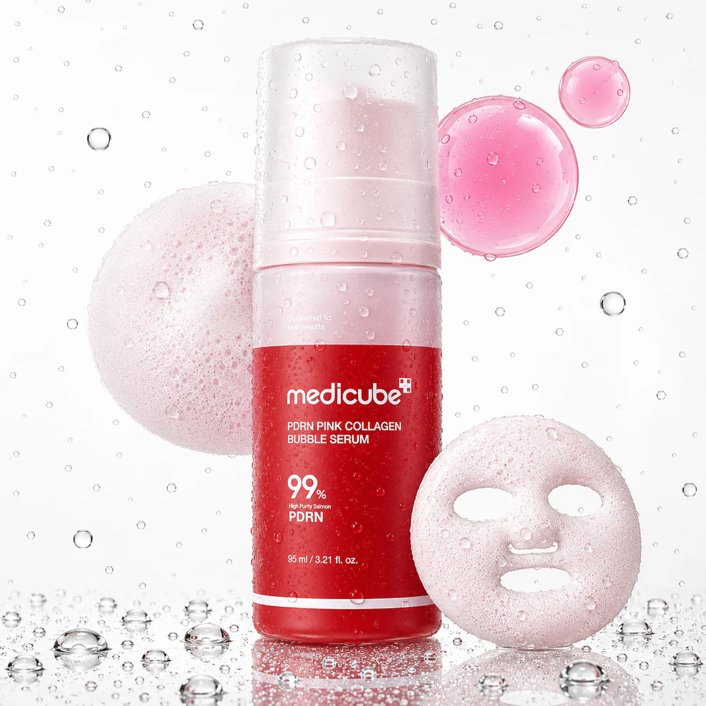 MEDICUBE PDRN Pink Collagen Bubble Serum