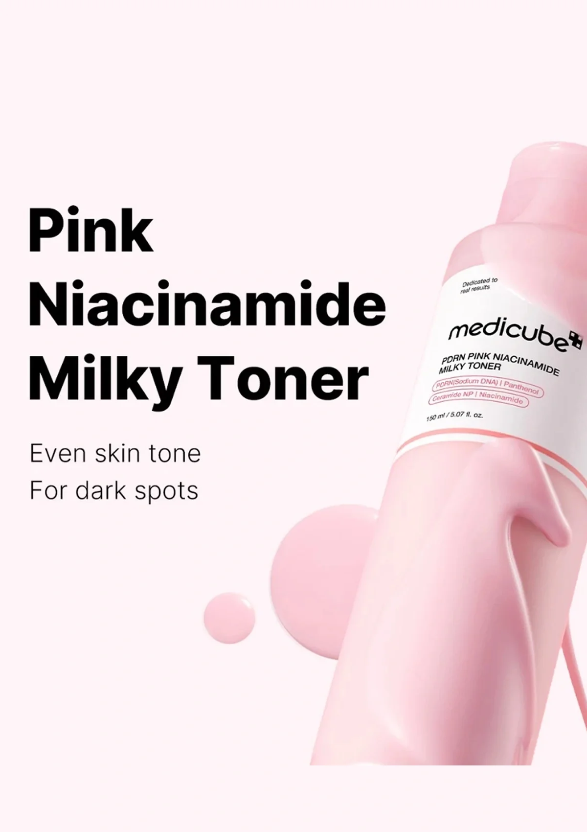 MEDICUBE PDRN Pink Niacinamide Milky Toner