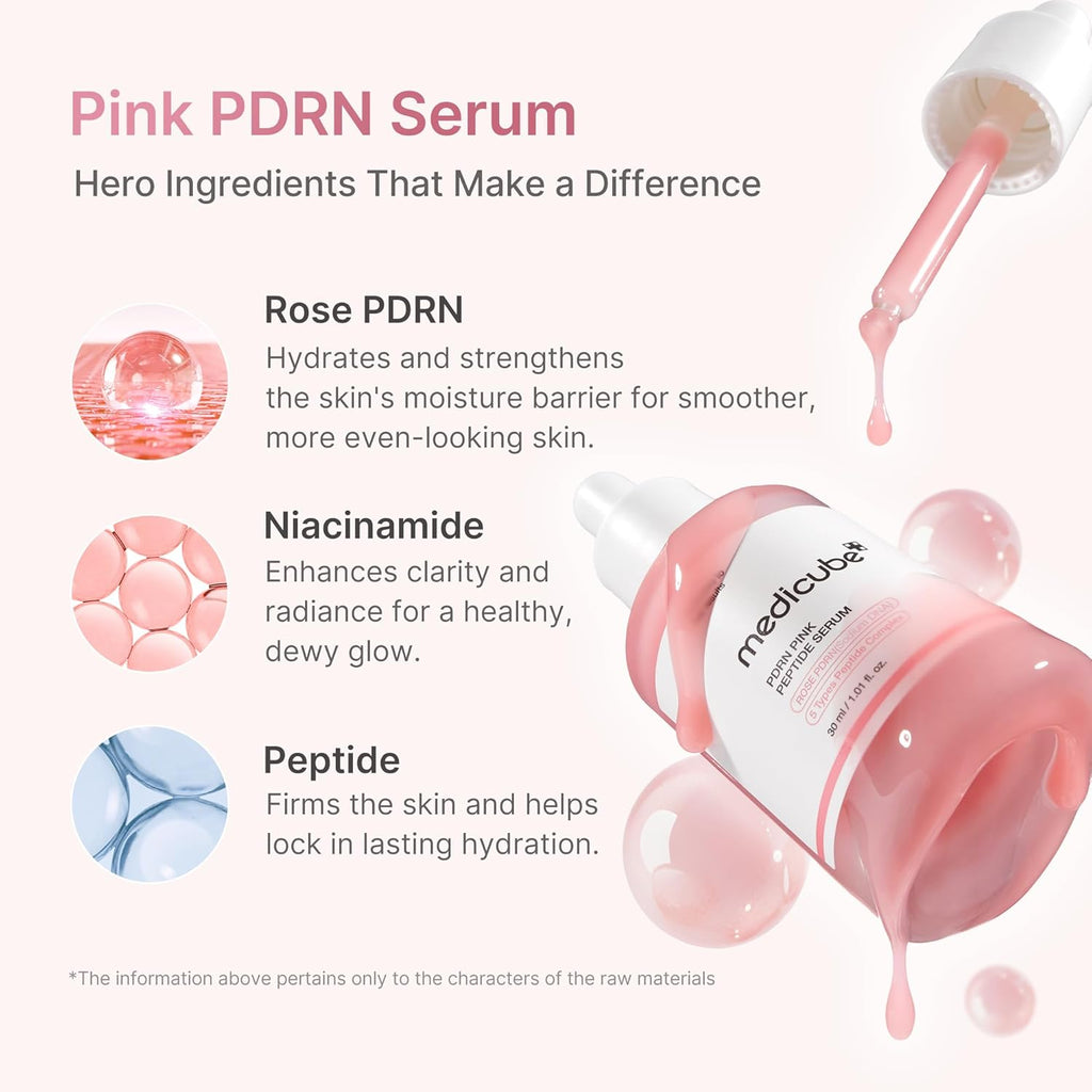 MEDICUBE PDRN Pink Peptide Daily Boost Skin Repair Serum