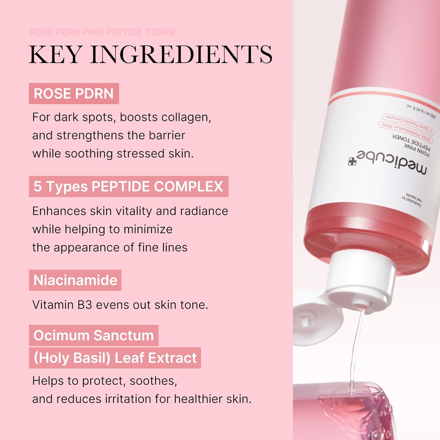 MEDICUBE PDRN Pink Peptide Toner