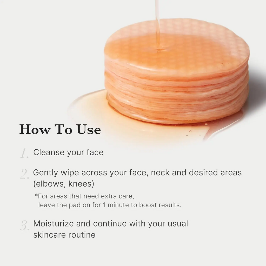 MEDICUBE Red Succinic Acid Exfoliating Facial Peeling Pads