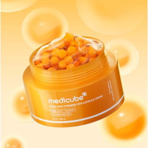 MEDICUBE Kojic Acid Turmeric Capsule Cream with for Skin Radiance