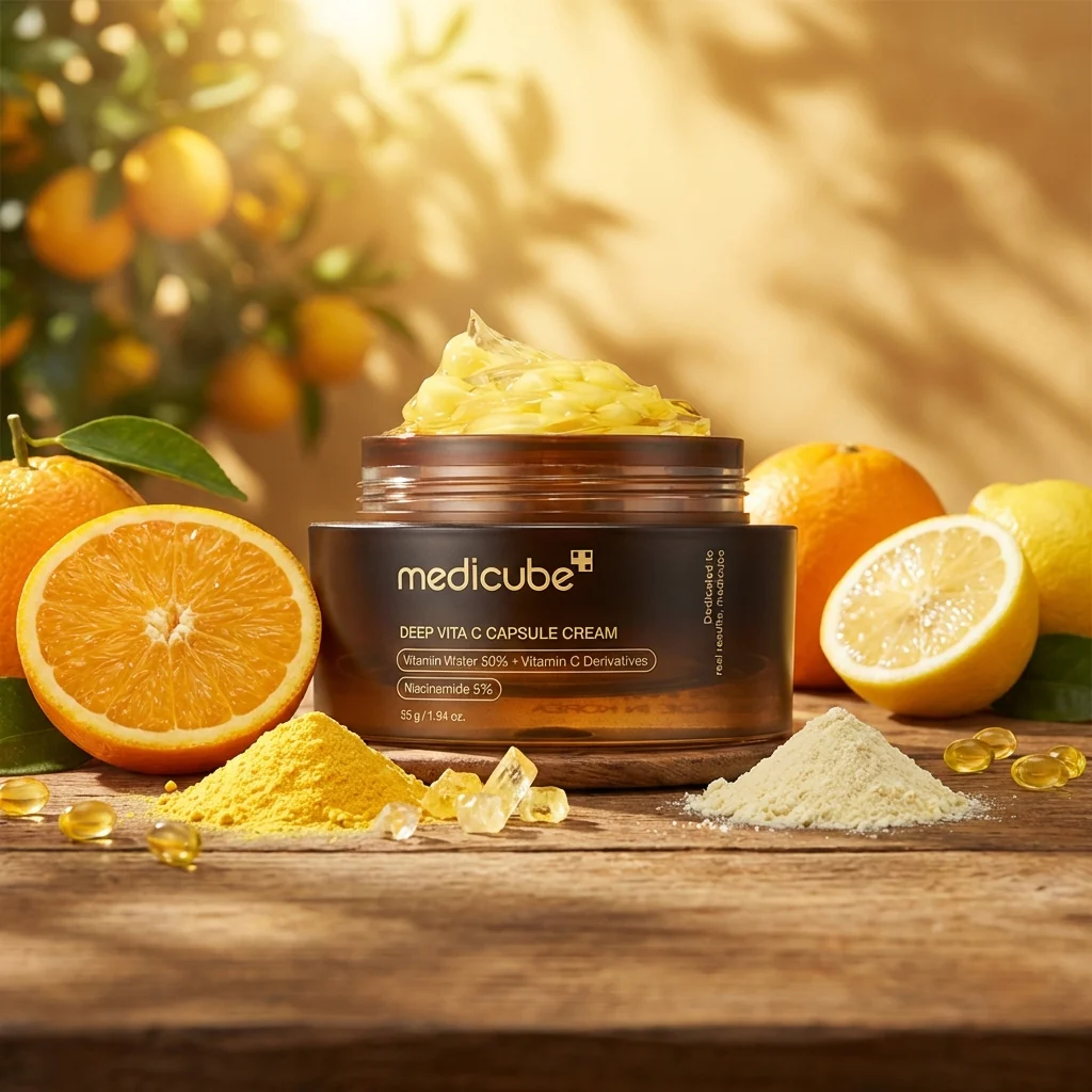 MEDICUBE Deep Vita C Glow Capsule Cream