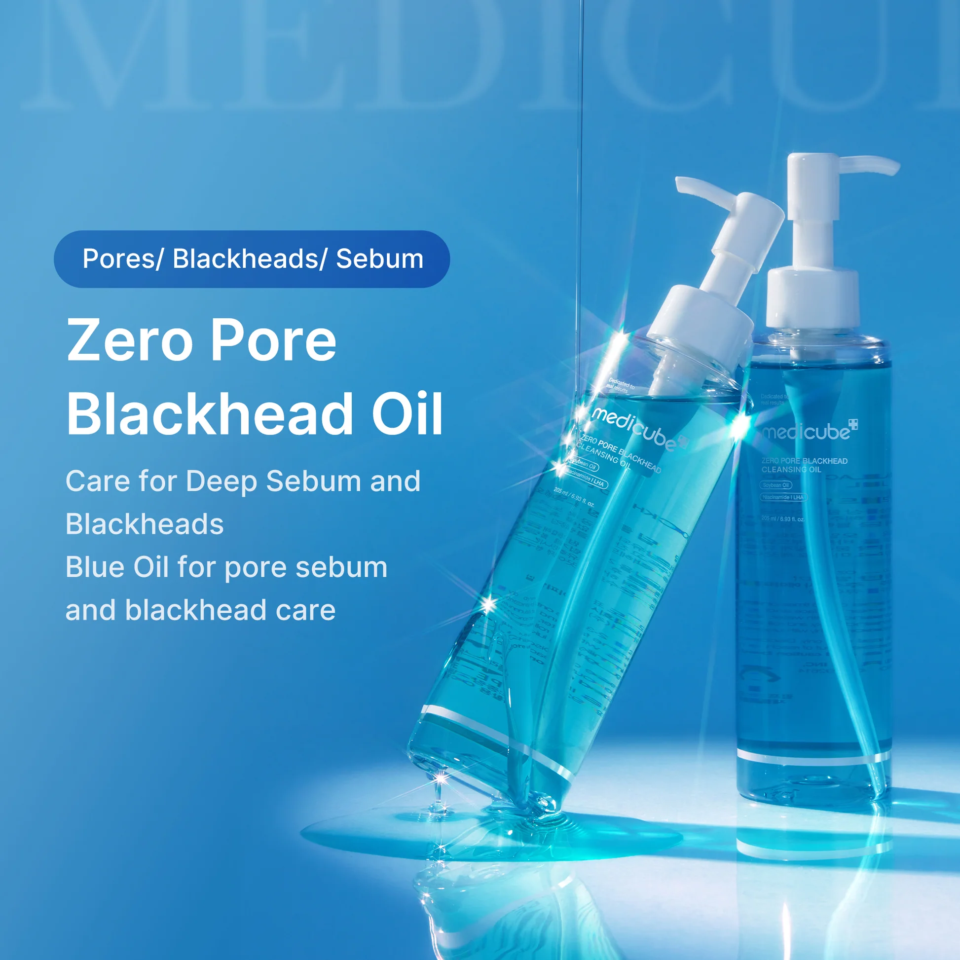 MEDICUBE Zero Pore Blackhead Cleansing Oil