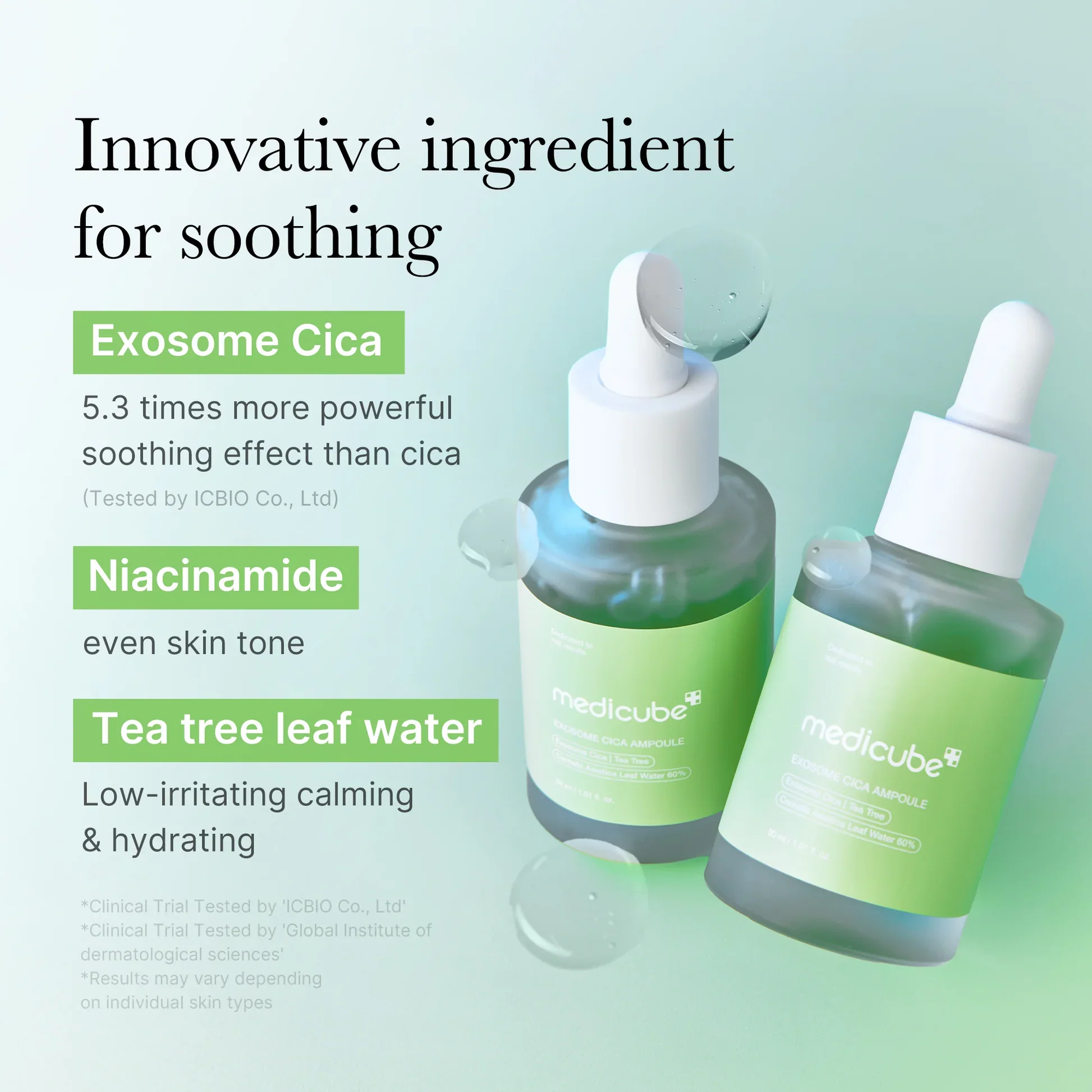 MEDICUBE Exosome Cica Calming Face Serum