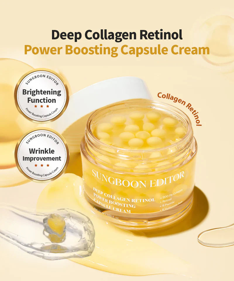 SUNGBOON EDITOR Deep Collagen Retinol Power Capsule Cream