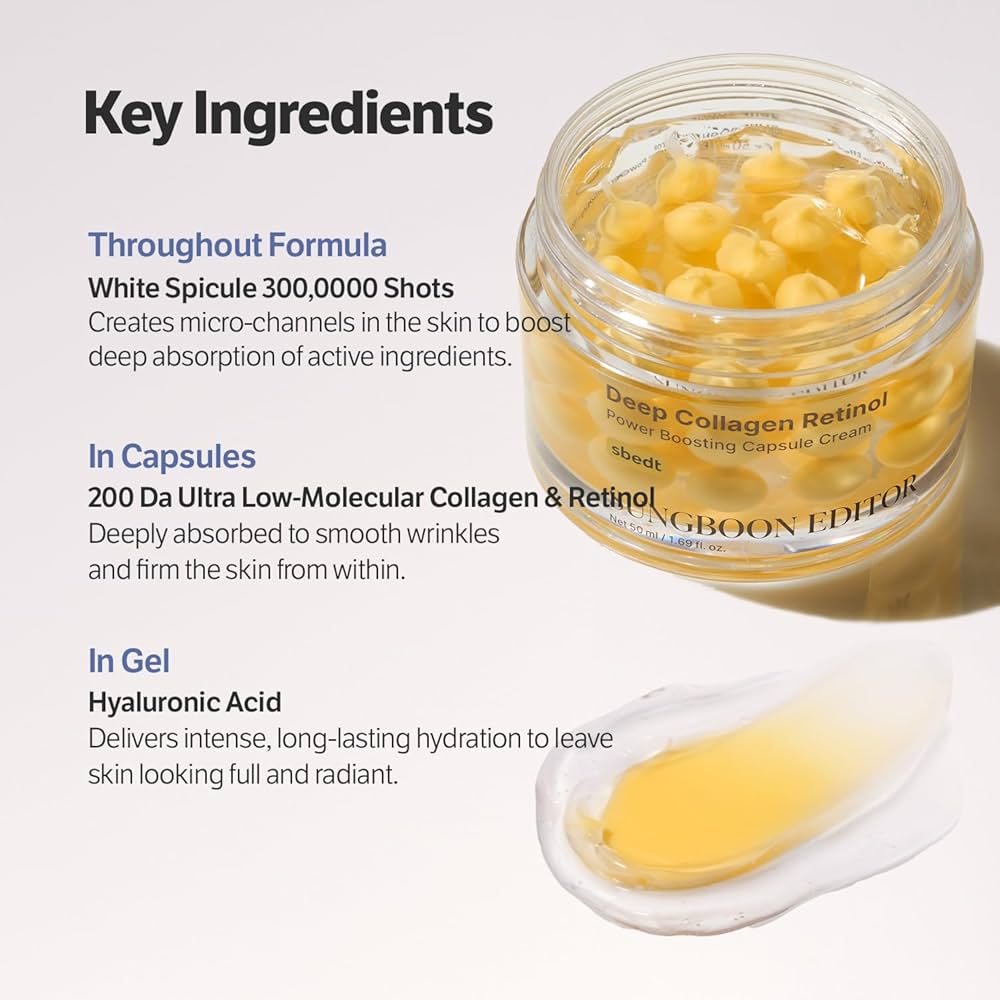 SUNGBOON EDITOR Deep Collagen Retinol Power Capsule Cream